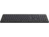 Teclado - Trust Vaiya, Inalámbrico, Multidispositivo, Tamaño completo, Negro