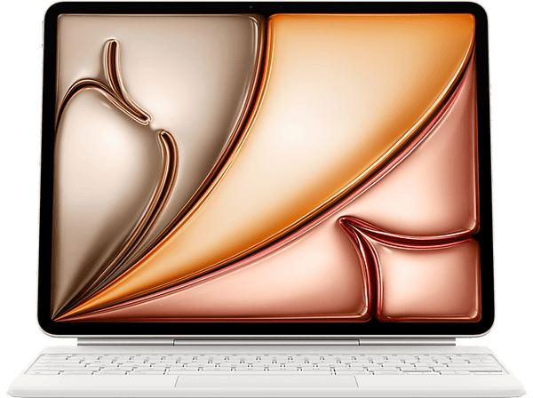 Apple Magic Keyboard, Funda con teclado para el iPad Air de 13 pulgadas M3, Español, Blanco