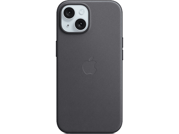 APPLE Funda de trenzado fino con MagSafe con MagSafe para iPhone 15, Negro