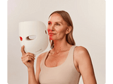 Máscara LED - Therabody TheraFace Mask, Para Cara, 120 min Autonomía, 648 Luces, Inalámbrico, Vibración, Blanco