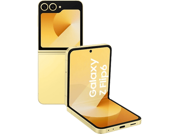 Móvil - Samsung Galaxy Z Flip6 5G, 512GB, 12GB RAM, Amarillo, 6.7" FHD+, Plegable, Qualcomm Snapdragon, 4000 mAh, Android 14