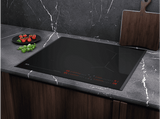Placa inducción - AEG TI63IF00FB, 3 Zonas Flex, Zona grande de 28 cm, Controles deslizantes, Biselada, 60 cm, Negro