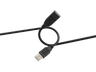 Cable USB - ISY IUC-1021, USB 2.0, USB-A a USB-A, 3m, 480 Mbps, Negro