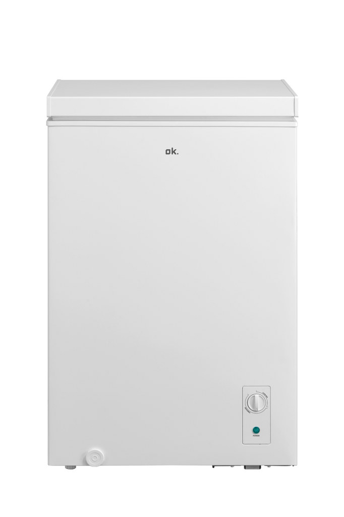 Congelador horizontal - OK OFZ 161 E W, Compresión, 99 l, 85 cm, Blanco