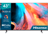 TV QLED 43" - Hisense 43E7HQ, UHD 4K, Quantum Dot Colour, Dolby Vision, Decodificación HDR10+, Triple sintonizador, Gris