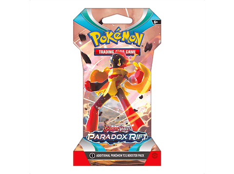 Juego - Magicbox Pokémon: Scarlet & Violet 4: Paradox Rift - Sleeved Booster, Incluye 10 cartas cada paquete, Aleatorio (Inglés)