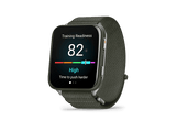 Reloj deportivo - Garmin Venu X1, Verde, 24mm, 2 AMOLED, Hasta 14 días de Autonomía, Caja de Titanio, Correa de Nailon ComfortFit