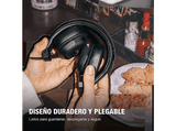 Auriculares inalámbricos - Marshall MILTON A.N.C, 80h Autonomía sin ANC, Plegable, Negro