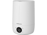 Humidificador - Medisana AH 663, 4.5 l, 30 m², Ultrasónico, Silencioso, Pantalla LED, Temporizador, Blanco