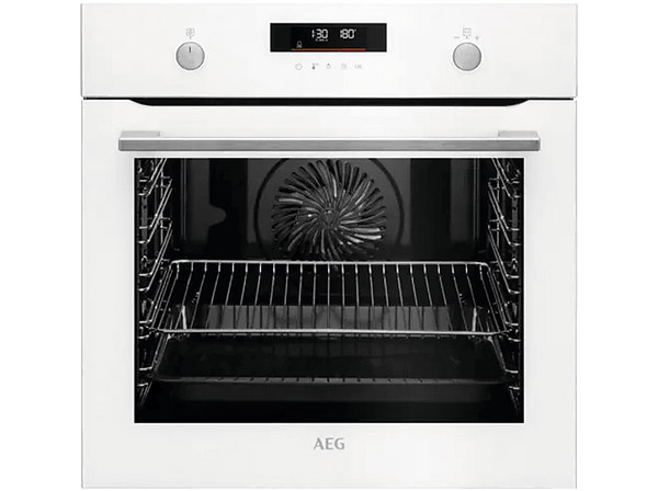 Horno - AEG BPS535160W, Multifunción, Pirolítico, 71 l, Anillo térmico, 60 cm, Blanco