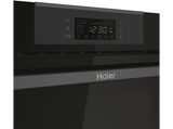 Horno microondas - Haier Series 4 HOR45C5FT, Integrable, Grill, Digital, 3350W, 5 niveles, 44l, Negro