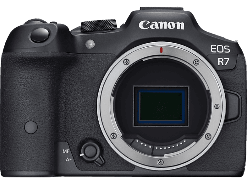 Cámara EVIL - Canon EOS R7 Body, 32.5 megapixeles, Pantalla 7.5 cm, Wi-Fi, Videos 4K, Negro