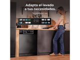 Lavavajillas - Cecotec Bolero Aguazero 6210 Dark D, 15 cubiertos, 14 programas, 60 cm, Tercera bandeja, Pantalla FullColor XXL, Dual Zone Wash, Grey