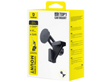 Soporte de móvil para coche - Baseus T-Space TC1, Universal, Para pantalla central, Compatible con MagSafe, Rotación 360º, Negro Cosmic