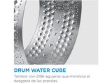 Lavadora carga frontal - Midea MF100W80BA/W-ES, 8 kg, 1400 rpm, 15 Programas, 72dB(A), 47.5 cm Profundidad, Blanco