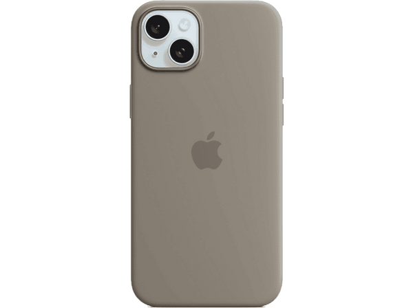 APPLE Funda de silicona con MagSafe para iPhone 15, Arcilla
