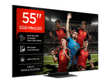 TV SQD-Mini LED 55 - TCL 55C7L, UHD 4K, TSR AiPQ, Smart TV, DVB-T2 (H.265), HDR 2700 nits, Dolby Vision y Atmos, Negro