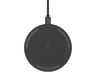 Cargador móvil inalámbrico - Belkin Wireless Charging Pad, Para móviles compatibles con carga Qi, Carga rápida, Negro