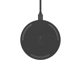 Cargador móvil inalámbrico - Belkin Wireless Charging Pad, Para móviles compatibles con carga Qi, Carga rápida, Negro