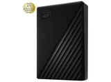 Disco duro externo 4 TB - WD My Passport, Portátil, HDD, USB 3.2, Funciona con Chromebook, Negro