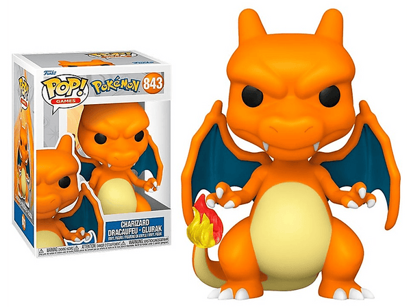 Figura Funko Pop! - Pokémon: Charizard, Vinilo, 9 cm