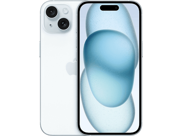Apple iPhone 15, Azul, 256 GB, 5G, 6.1" OLED Super Retina XDR, Chip A16 Bionic, iOS