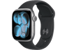 Apple Watch Series 11 (2025), GPS+CEL, 42 mm, Caja de aluminio Gris espacial, Correa deportiva Negra, M/L, Calidad del sueño, 24h Autonomía