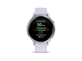 Reloj deportivo - Garmin Venu 4, Morado, 41mm, Pantalla 1.2, Autonomía 10 Días, Alineación del Sueño, Correa de Silicona