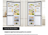 Frigorífico combi -  Samsung SMART AI RB34C602DSA/EF, Mono Cooling, 185.3cm, 344l, No Frost, WiFi, Inox