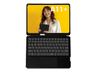Funda tablet - Silver HT Magnet Touch, Para Samsung Galaxy Tab A11+, Incluye Teclado, Sistema Magnético,  Negro