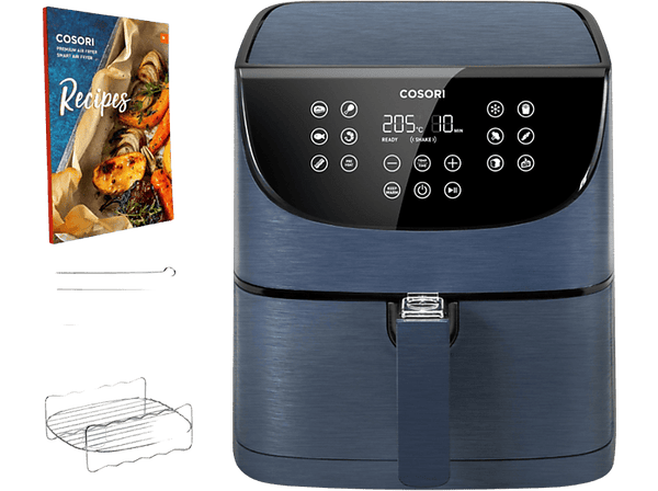 Freidora de aire - Cosori KOSP0012EUN Premium Chef Edition, 1700W, 5.5l, 11 Programas, 205°C, Libro de recetas