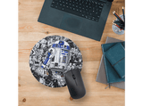 Alfombrilla ratón - Wondee SWALF002, Antideslizante, Diseño Redondo R2D2