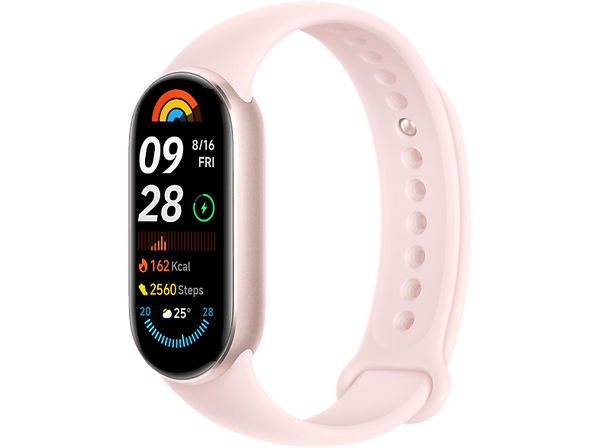 Pulsera de actividad - Xiaomi Smart Band 9, 1.62" AMOLED, Batería hasta 21 días, Módulo de monitorización de salud y entreno, Rosa