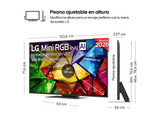TV RGB Mini LED 55 - LG 55MRGB87B6B, UHD 4K, Procesador Inteligente α8 AI Processor 4K Gen3, Smart TV, DVB-T2 (H.265), Negro