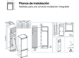 Frigorífico combi - LG GTFN256SER, No Frost, 177 cm, 233 l, Sin panelar