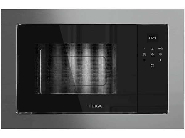 Microondas con grill integrable - Teka NEO MS 6200 BIS SS, 1200W, 5 Niveles de Potencia, 20l, Pantalla TFT, Acero Inoxidable