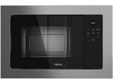 Microondas con grill integrable - Teka NEO MS 6200 BIS SS, 1200W, 5 Niveles de Potencia, 20l, Pantalla TFT, Acero Inoxidable
