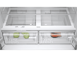 Frigorífico americano - Siemens KF96NAXEA, No Frost, 605 l, 183 cm, Black Steel