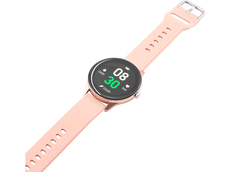 Smartwatch - Vieta Pro Step, 1.3, Autonomía 5 días, IP68, Monitor del sueño, GPS, Rosa