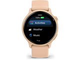 Reloj deportivo - Garmin vívoactive® 6, Rosa, Silicona, 20mm, 8 GB, 1.2 AMOLED, Autonomía hasta 11 días