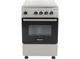 Cocina - Infiniton CC54HXE, Gas, 4 zonas, 43 l, 49.8 cm, Inox