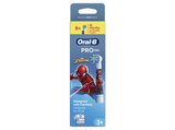 Recambio para cepillo dental - Oral-B Pro Kids 3+, Cabezales de recambio de Marvel Spiderman, +3 años, Pack de 6 unidades
