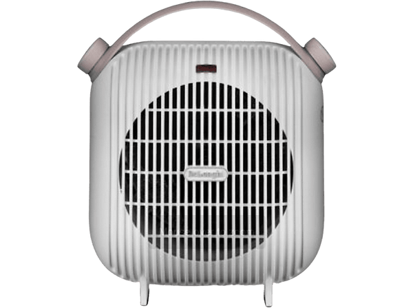 Calefactor - De'Longhi Termoventilador Capsule Hobby HFS30B24.W, 2400 W, 2 Niveles de potencia, IP21, Apagado automático, Blanco