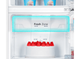 Frigorífico dos puertas - Midea KFK 531 E NF W, No Frost, 169.6 cm Alto, 325 l, Descongelación automática,  Multi Air Flow, Fresh Box, LED, Blanco