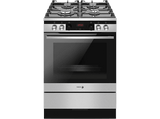 Cocina a gas - Fagor 3CLG-610BX, Gas Natural, 4 quemadores, Horno 77 l, Limpieza por vapor, 60 cm, Inox
