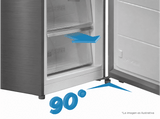 Frigorífico combi integrable - Midea MDRE554FGD01, Total NoFrost, 194 cm, 403 l, Metal Cooling, Fast Freezing, Blanco