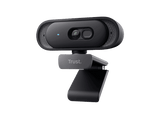 Webcam - Trust Tomar QHD 2K, 2560 x 1440 Píxeles, Micrófono, Obturador de privacidad, Negro