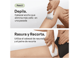 Depiladora - Braun Silk·épil 7 7-081 SkinSpa, Tecnología MicroGrip, Luz SmartLight, Wet&Dry, Piel suave duradera, Todo en uno, Plata