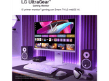 Monitor gaming - LG UltraGear™ 32G810SA-W, 32 4K UHD, 144 Hz, 1 ms, 2x HDMI, 1x USB-C, FreeSync™, Smart TV webOS, Morado grisáceo