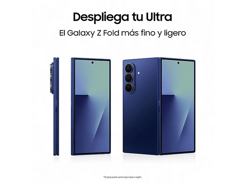 Móvil - Samsung Galaxy Z Fold7, Azul, 256 GB, 12 GB RAM , 8